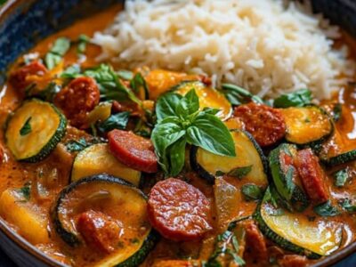 Zucchini Chorizo Coconut Curry: Savoureux & Facile Recipe