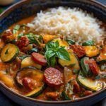 Zucchini Chorizo Curry