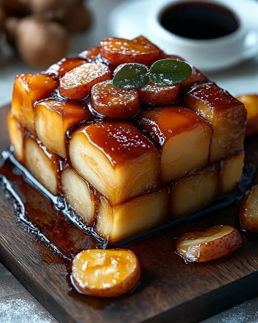 Caramel Apple Terrine