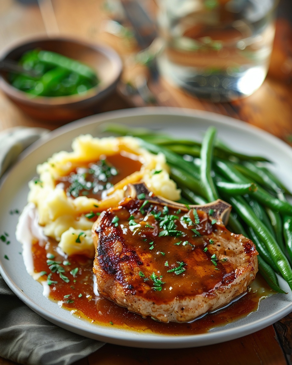 Pork Chops with Gravy