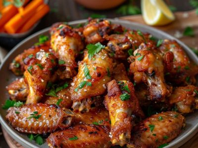 Delicious Air Fryer Garlic Parmesan Wings: A Simple and Healthy Recipe