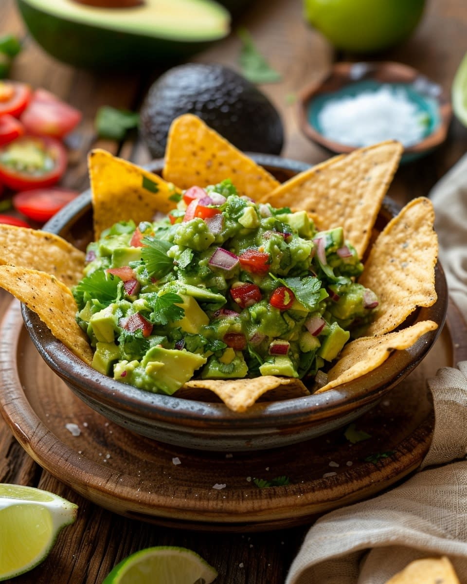 Avocado Salsa with Tortilla Chips