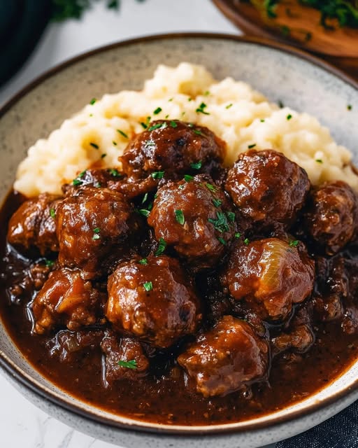 Beef Bourguignon Meatballs
