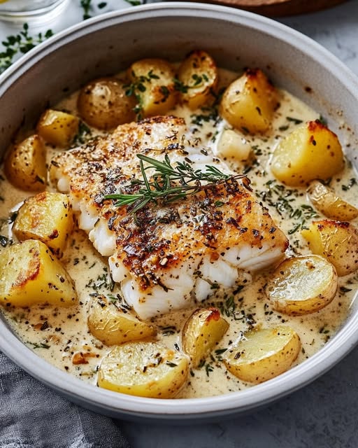 Creamy Cod Potatoes