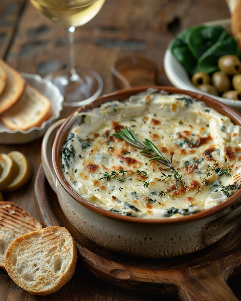 Creamy Spinach Artichoke Dip