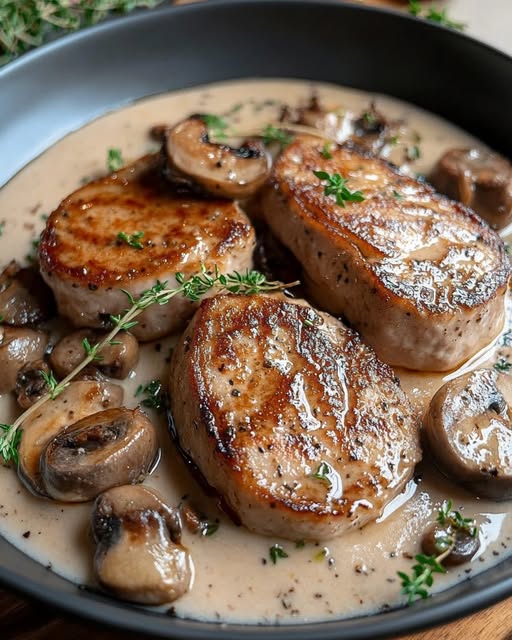 Creamy Veal Scaloppine