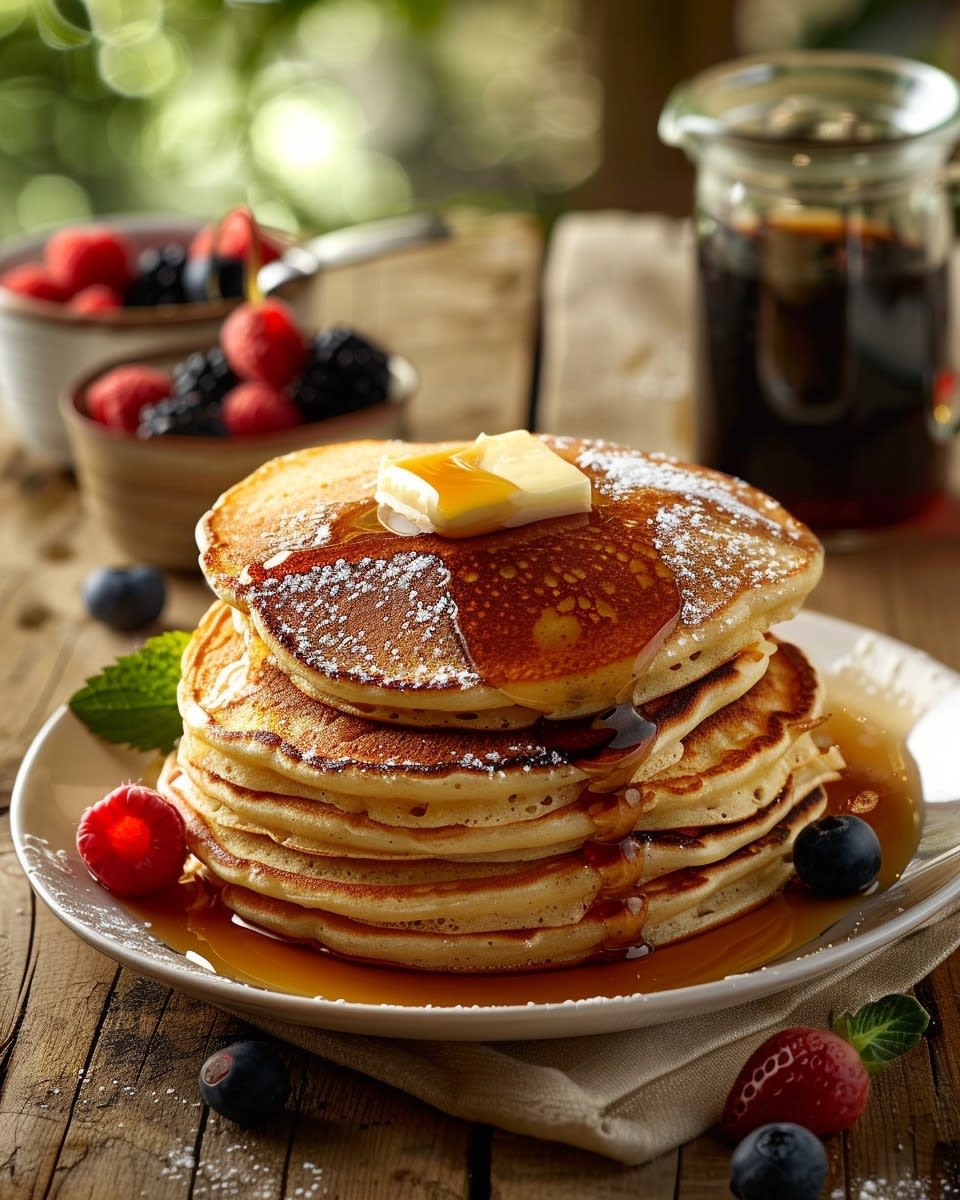 Fluffy Buttermilk Pancakes