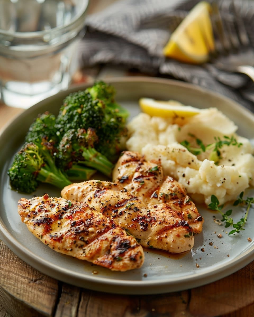 Grilled Lemon Pepper Chicken Breast