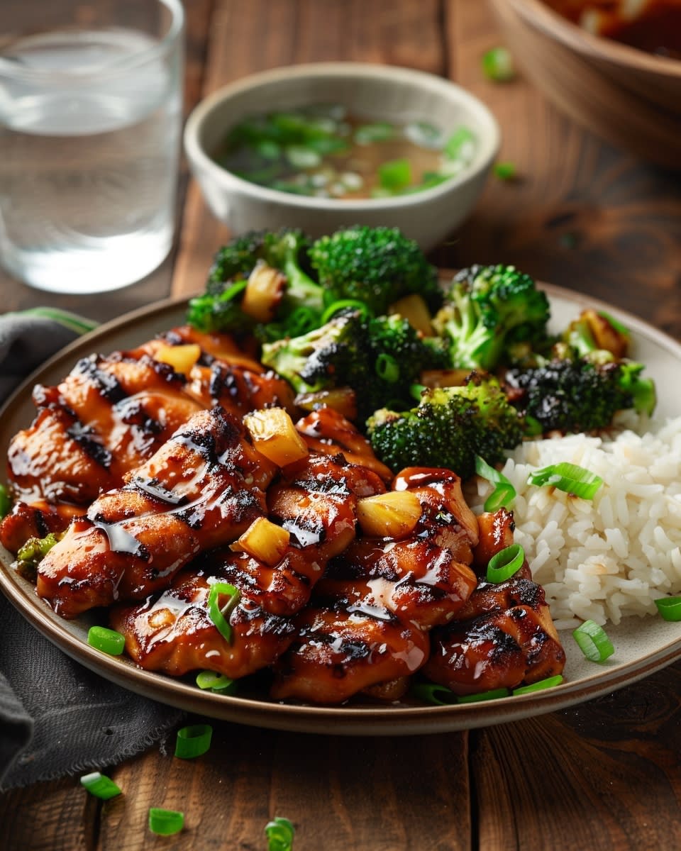 Grilled Teriyaki Pineapple Chicken