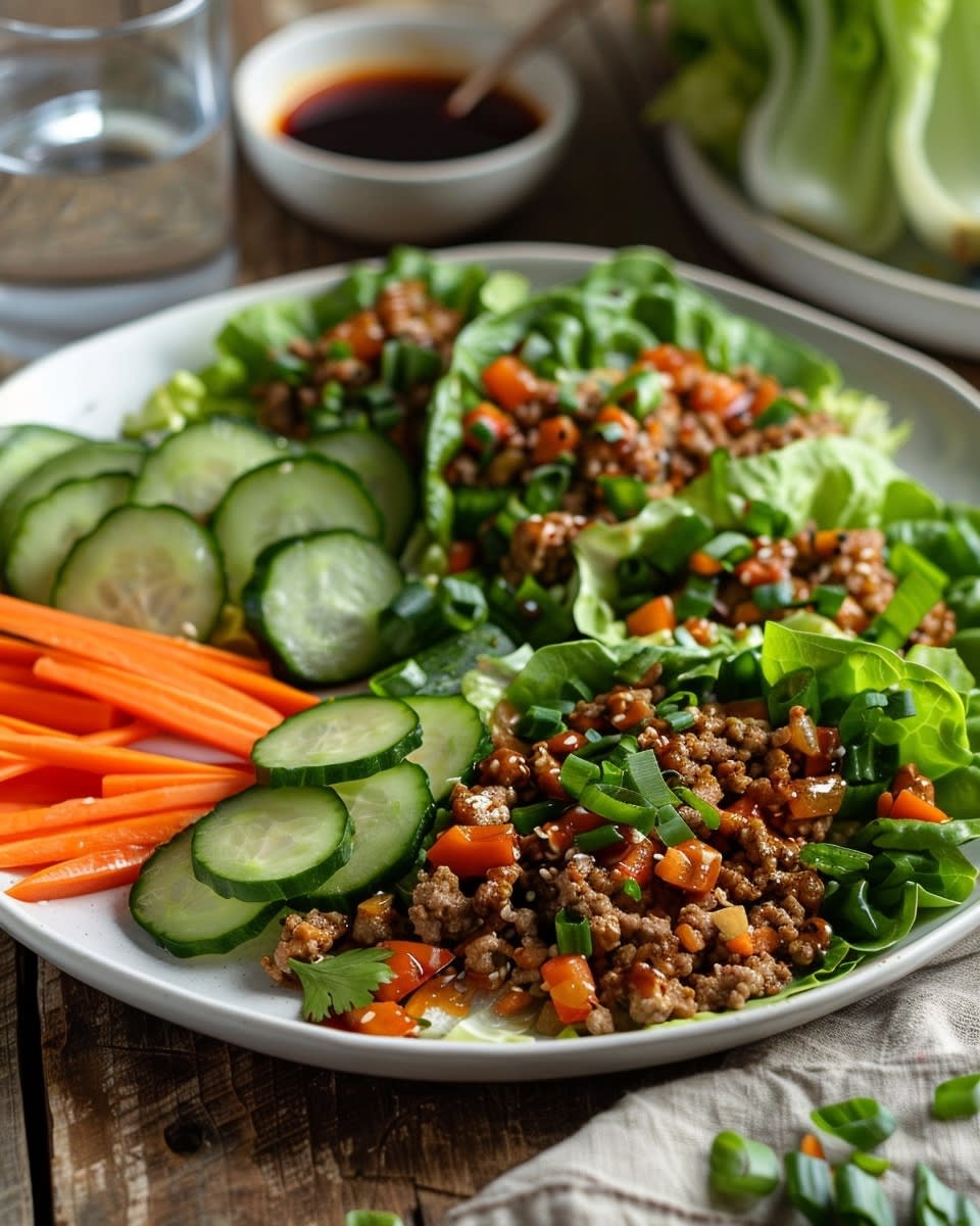 Healthy Ground Turkey Lettuce Wraps