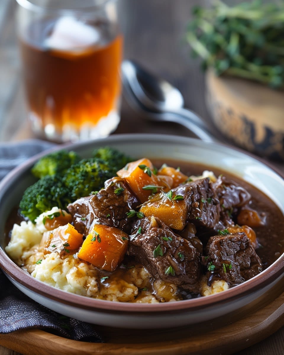 Hot Honey Cottage Cheese Sweet Potato Beef Bowl