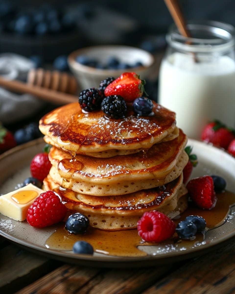 Protein Cottage Cheese Pancakes