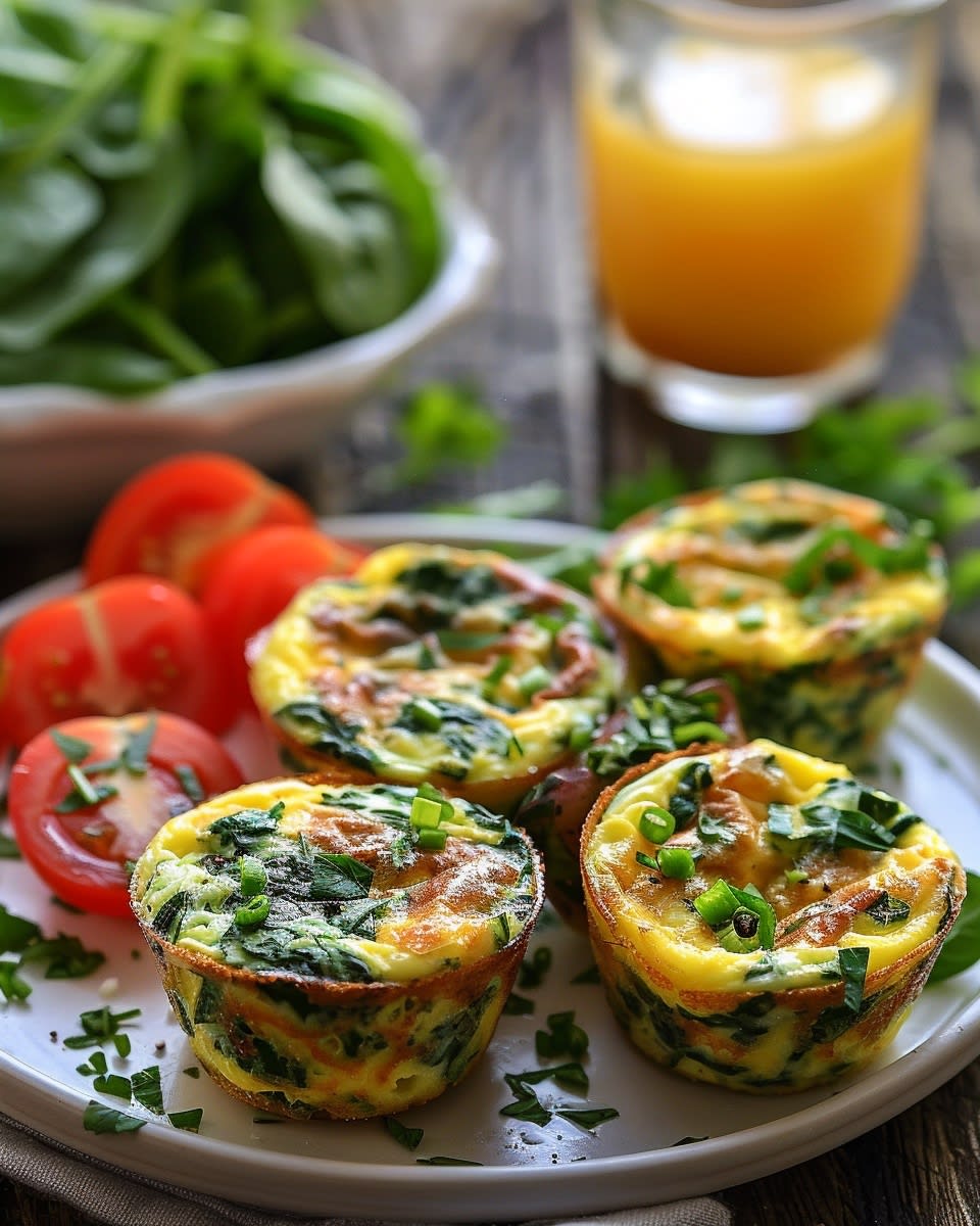 Spinach and Feta Egg Muffins