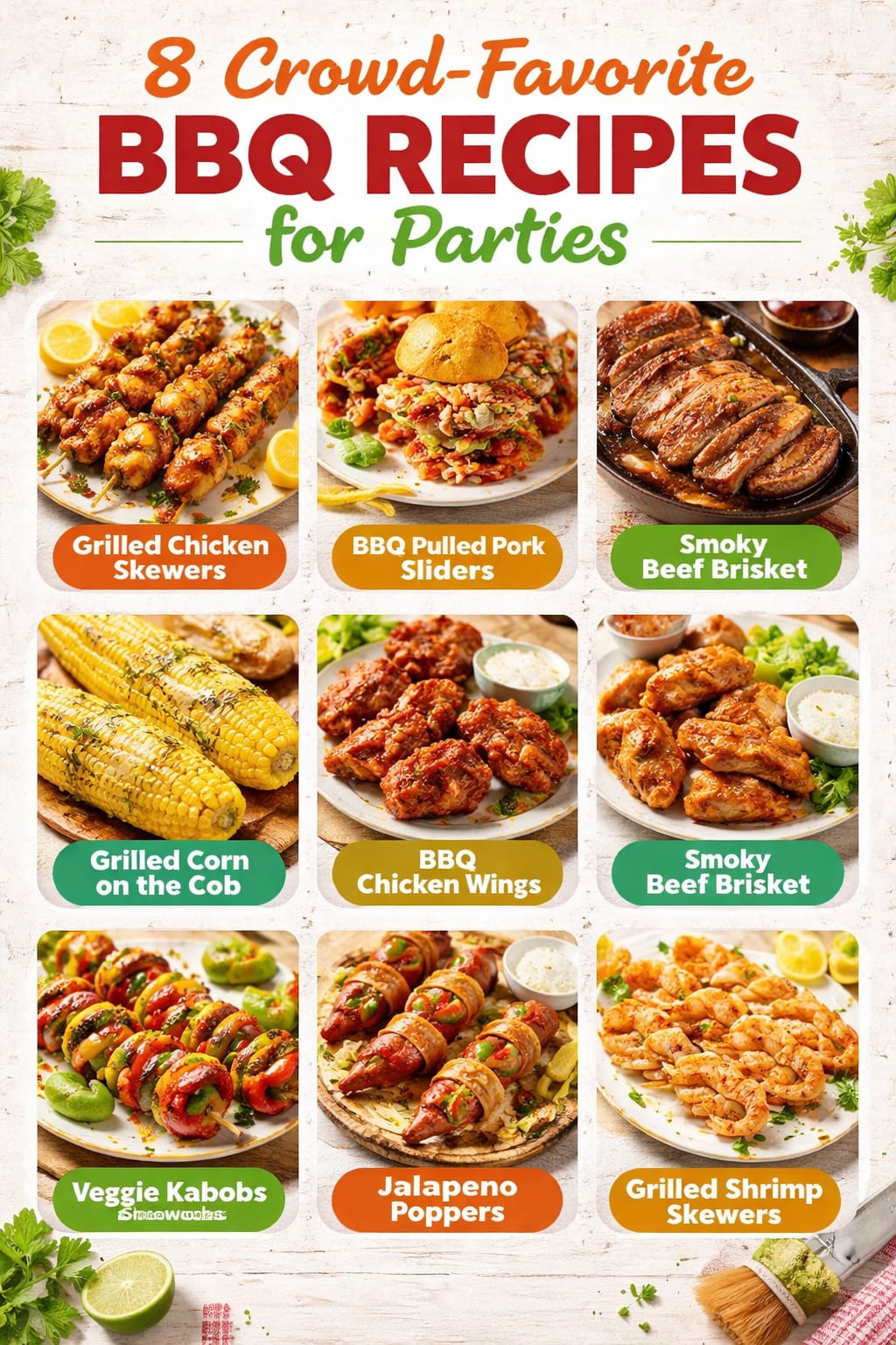 8 Crowd-Favorite BBQ Recipes for Parties