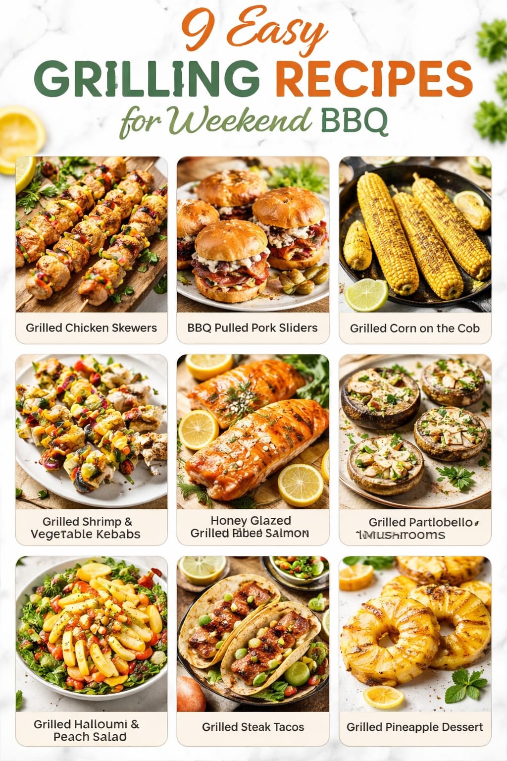 9 Easy Grilling Recipes for Weekend BBQ