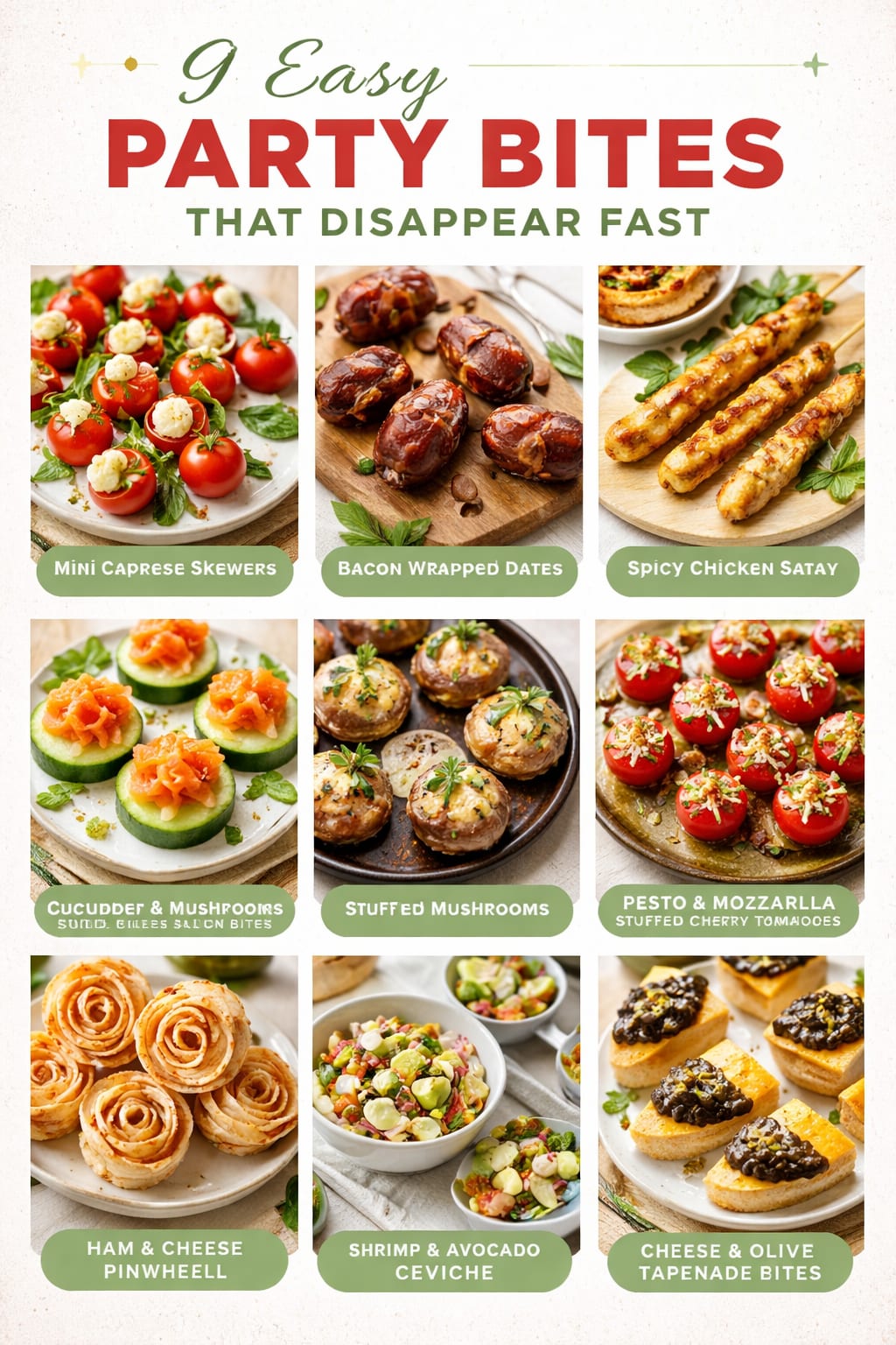 9 Easy Party Bites That Disappear Fast