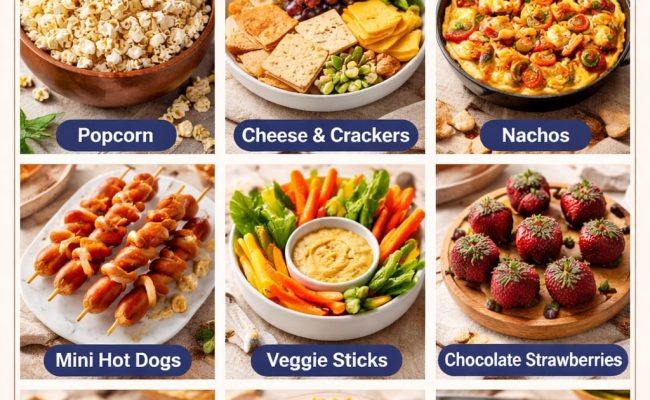 9 Easy Snacks Perfect for Movie Night