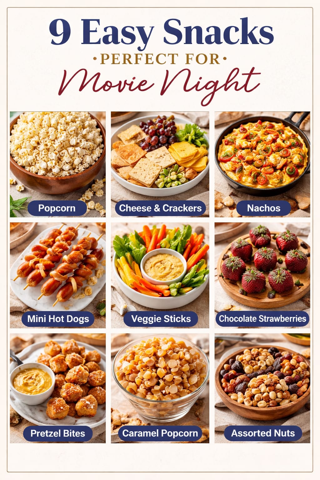 9 Easy Snacks Perfect for Movie Night