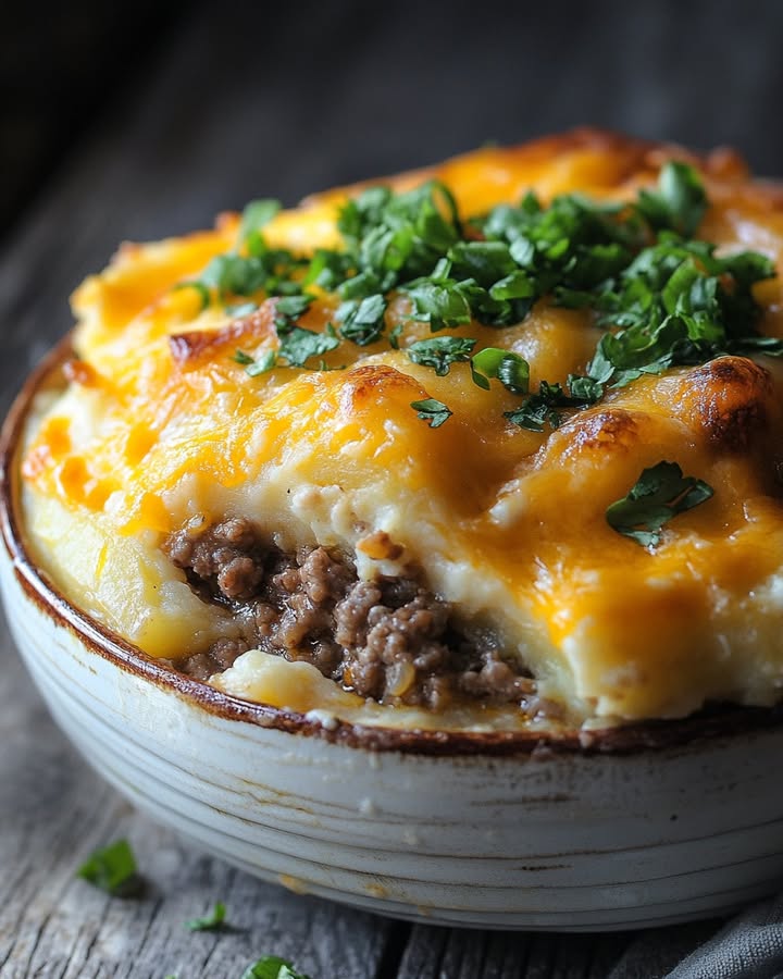 Cheesy Hamburger Casserole