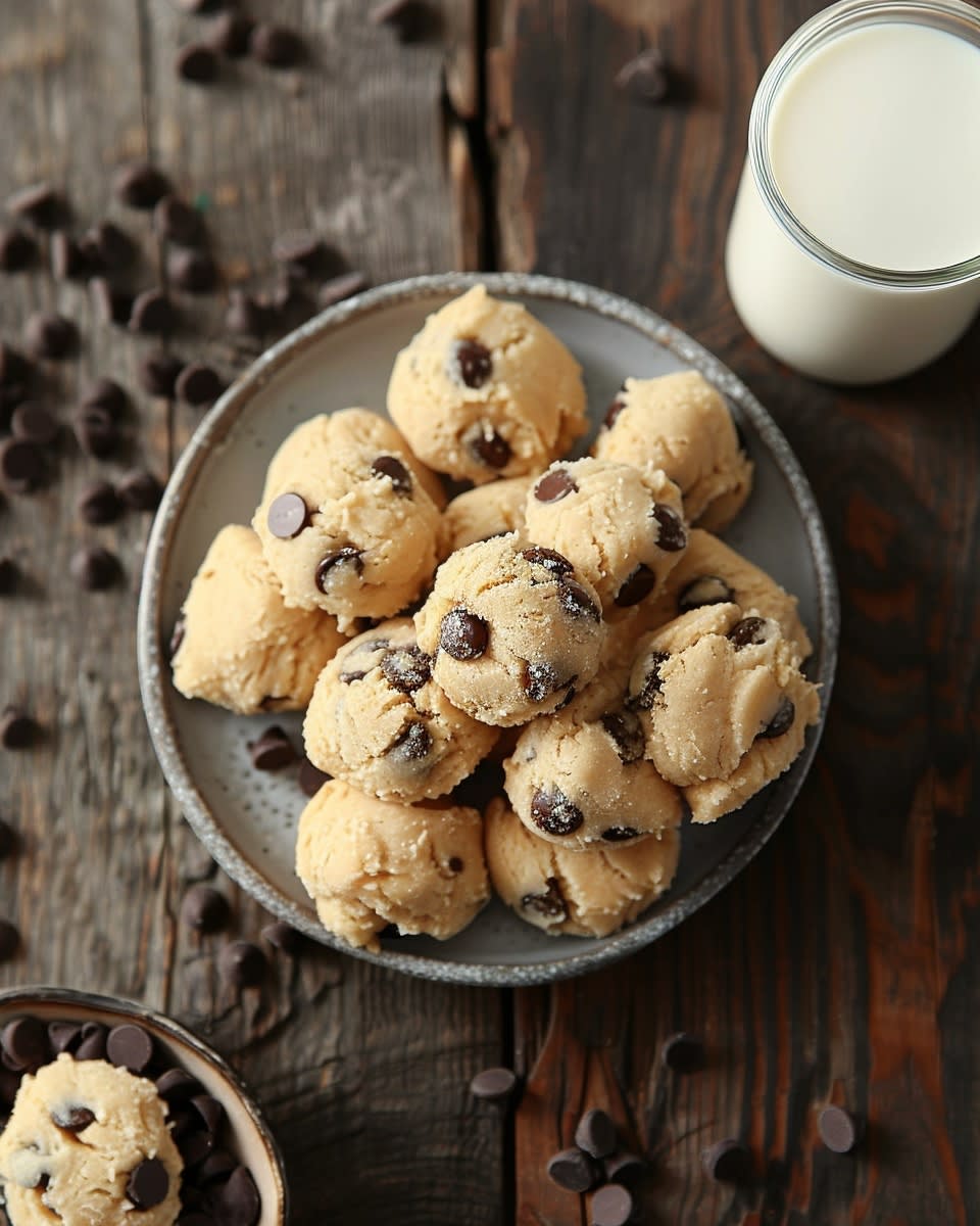 Chocolate Chip Cookie Dough Bites