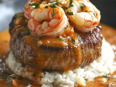 Ultimate Filet Mignon with Shrimp & Lobster Sauce