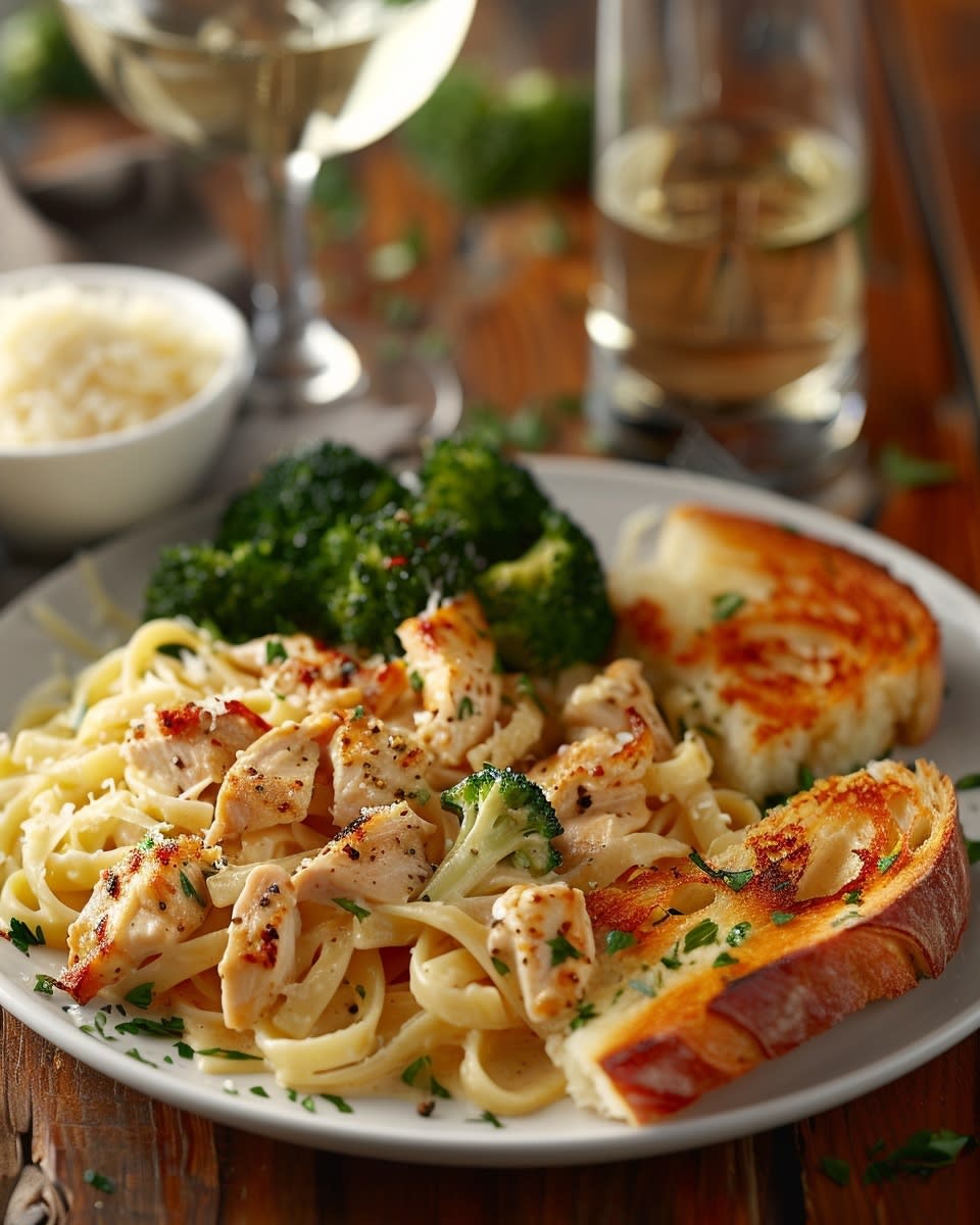 Creamy Garlic Chicken Pasta