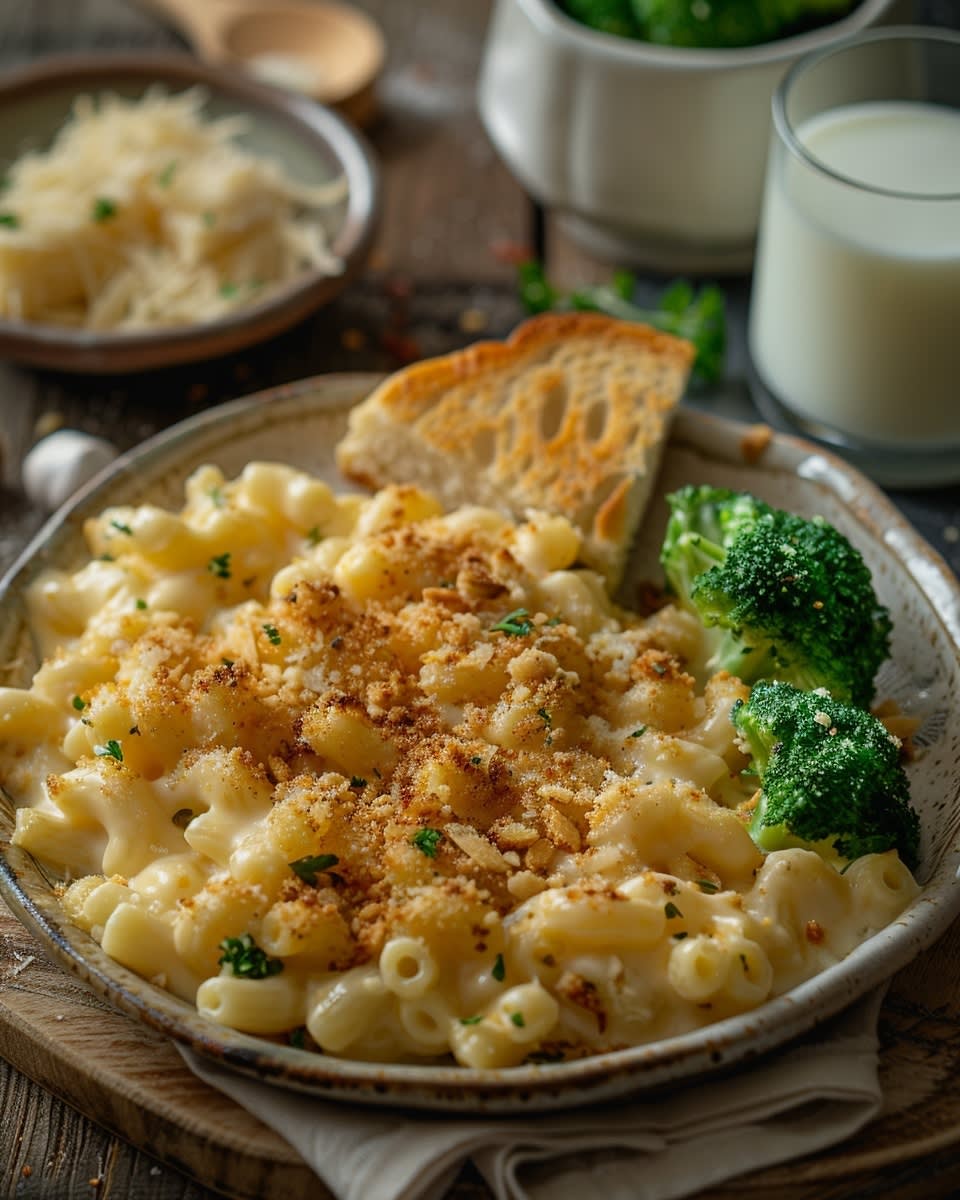 Easy Mac and Cheese with Breadcrumbs