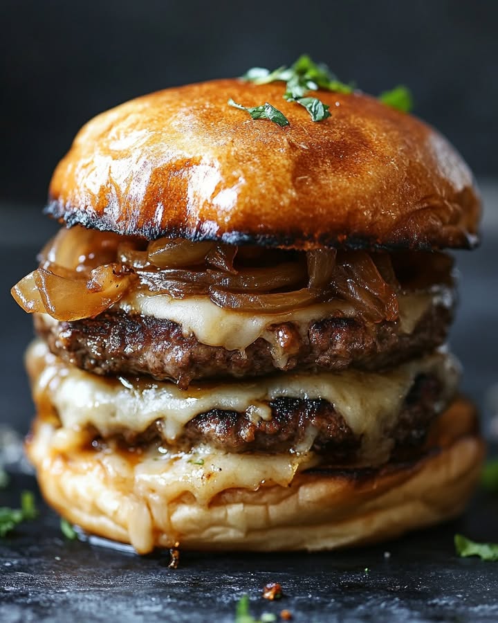 French Onion Burgers