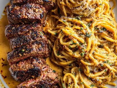 Garlic Cajun Steak Rotini Recipe (Quick & Savory)