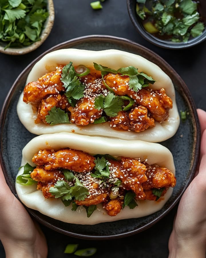 Korean Chicken Buns