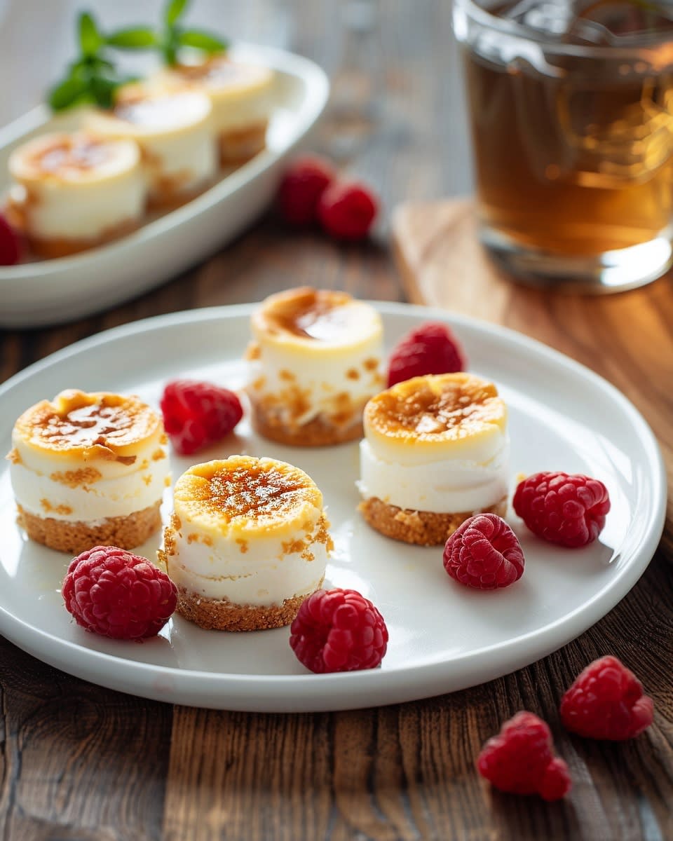 Mini Lemon Cheesecake Bites