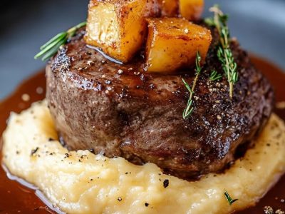 Slow-Braised Beef with Creamy Mash
