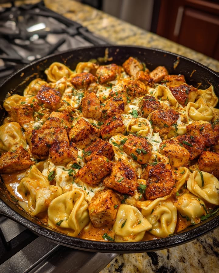 Spicy Creamy Tortellini