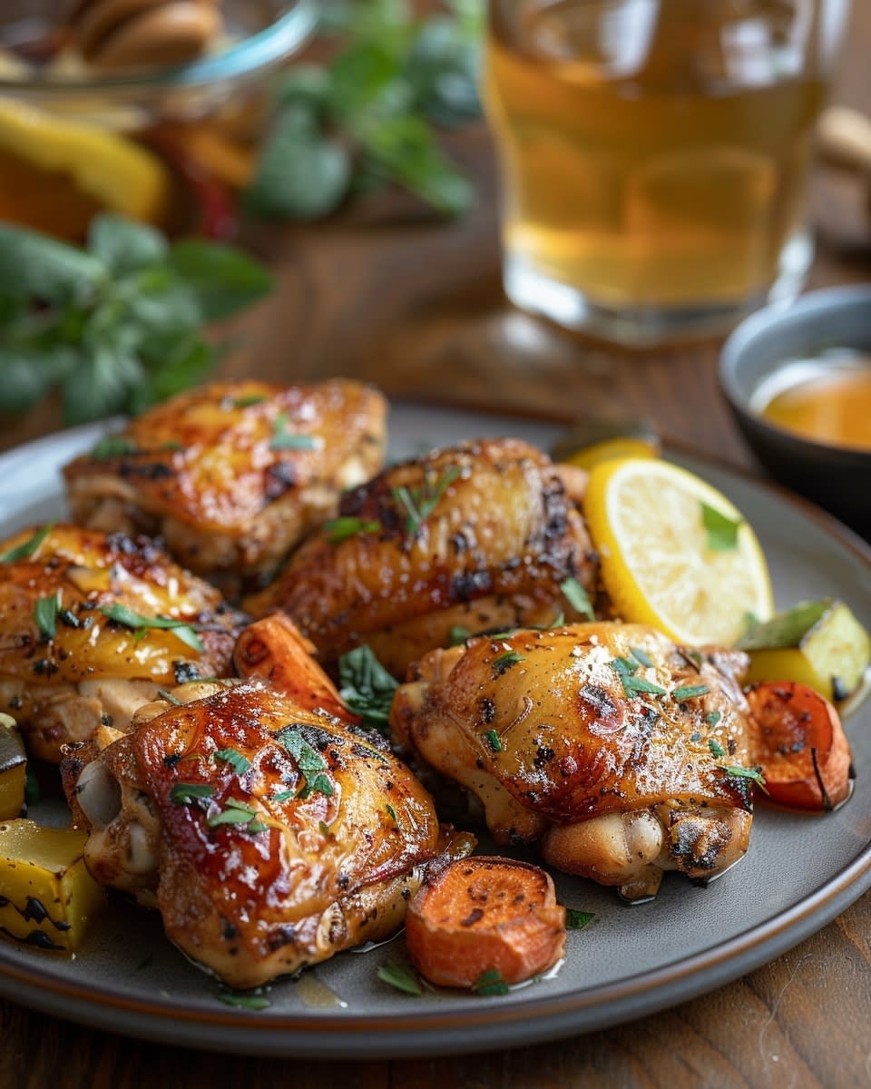 Spicy Honey Lime Chicken Thighs
