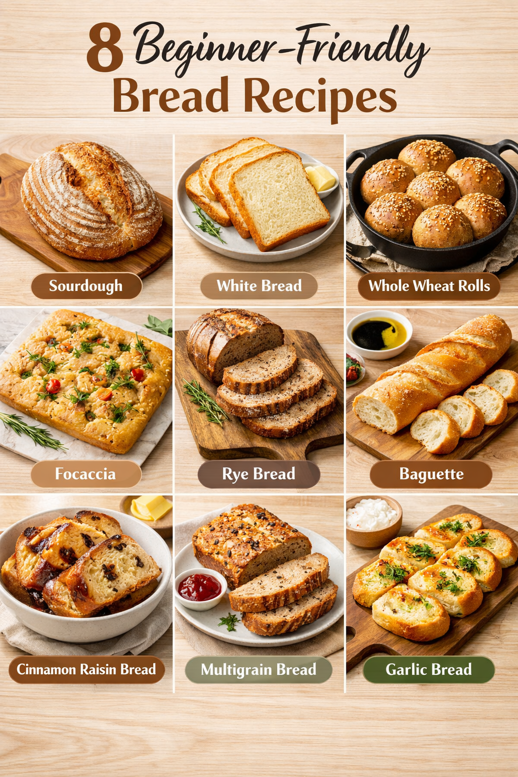 8 Beginner-Friendly Bread Recipes