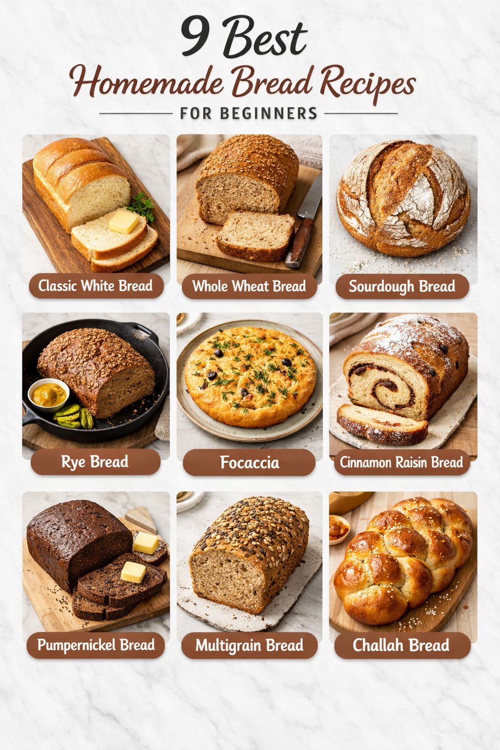 9 Best Homemade Bread Recipes for Beginners