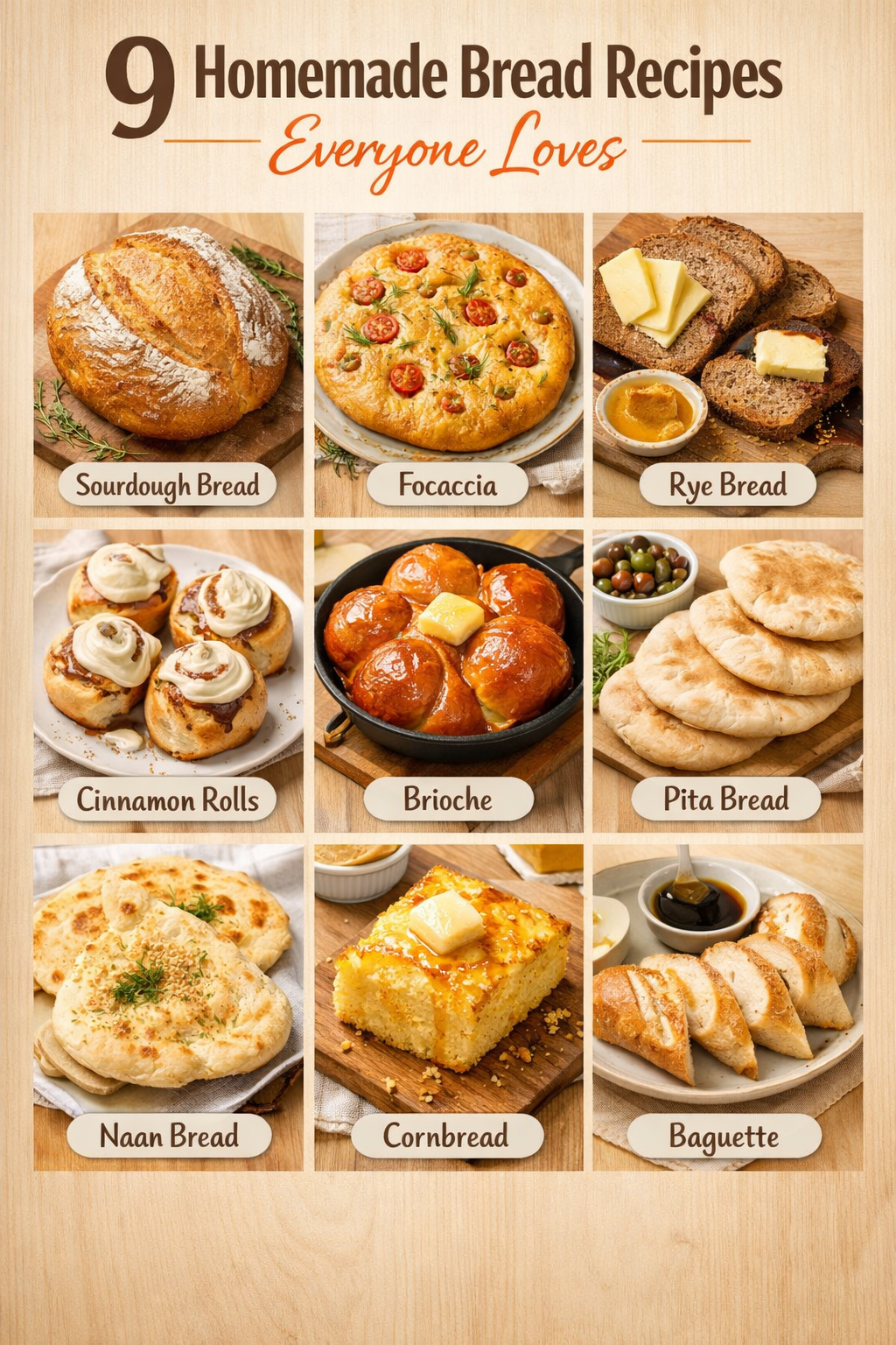9 Homemade Bread Recipes Everyone Loves