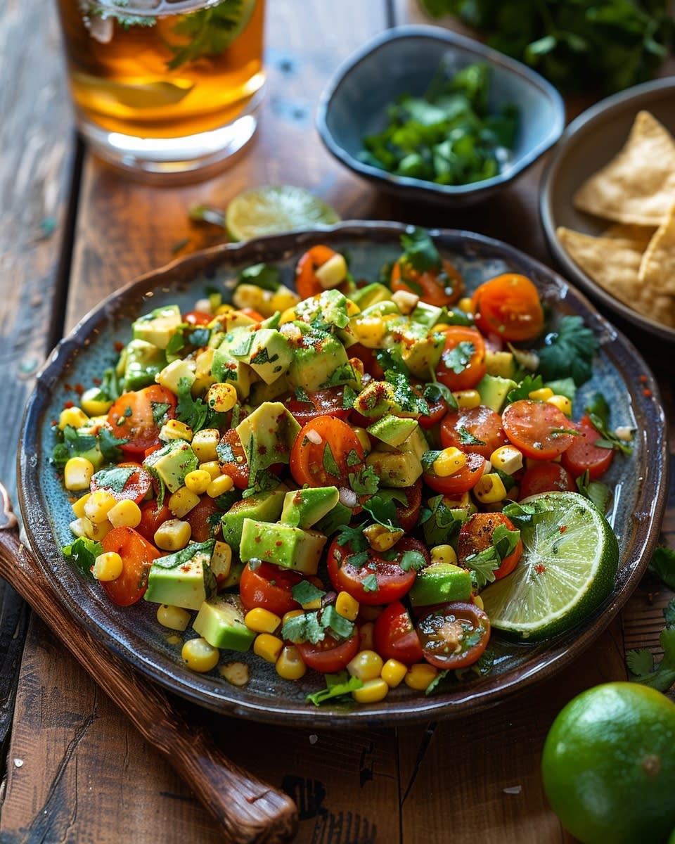 Avocado Corn Tomato Salad