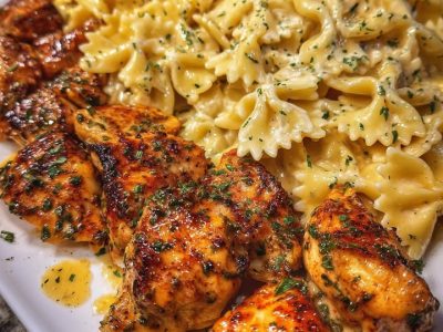 Creamy Cajun Garlic Chicken Pasta Recipe