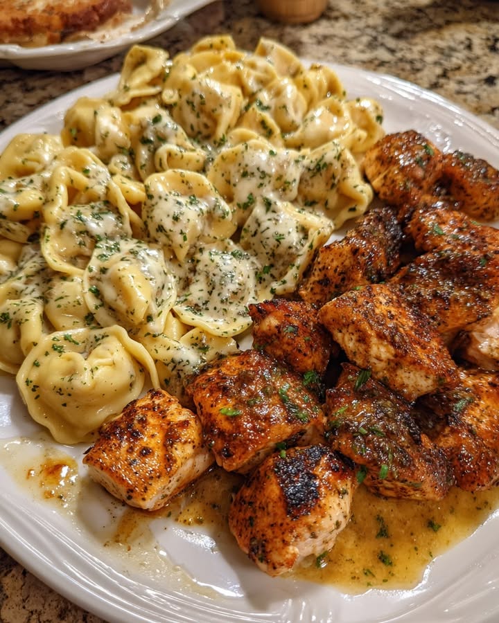 Cajun Garlic Tortellini