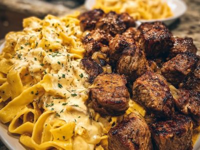 Easy Spicy Cajun Steak Pasta Recipe
