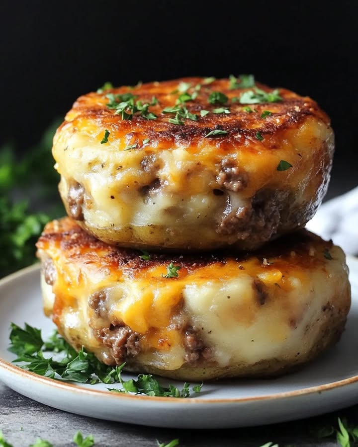 Cheesy Beef Patties