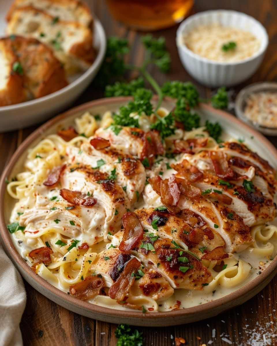 Chicken Bacon Ranch Pasta