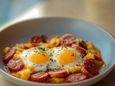 Spicy Chorizo Shakshuka: A Quick Mediterranean Feast