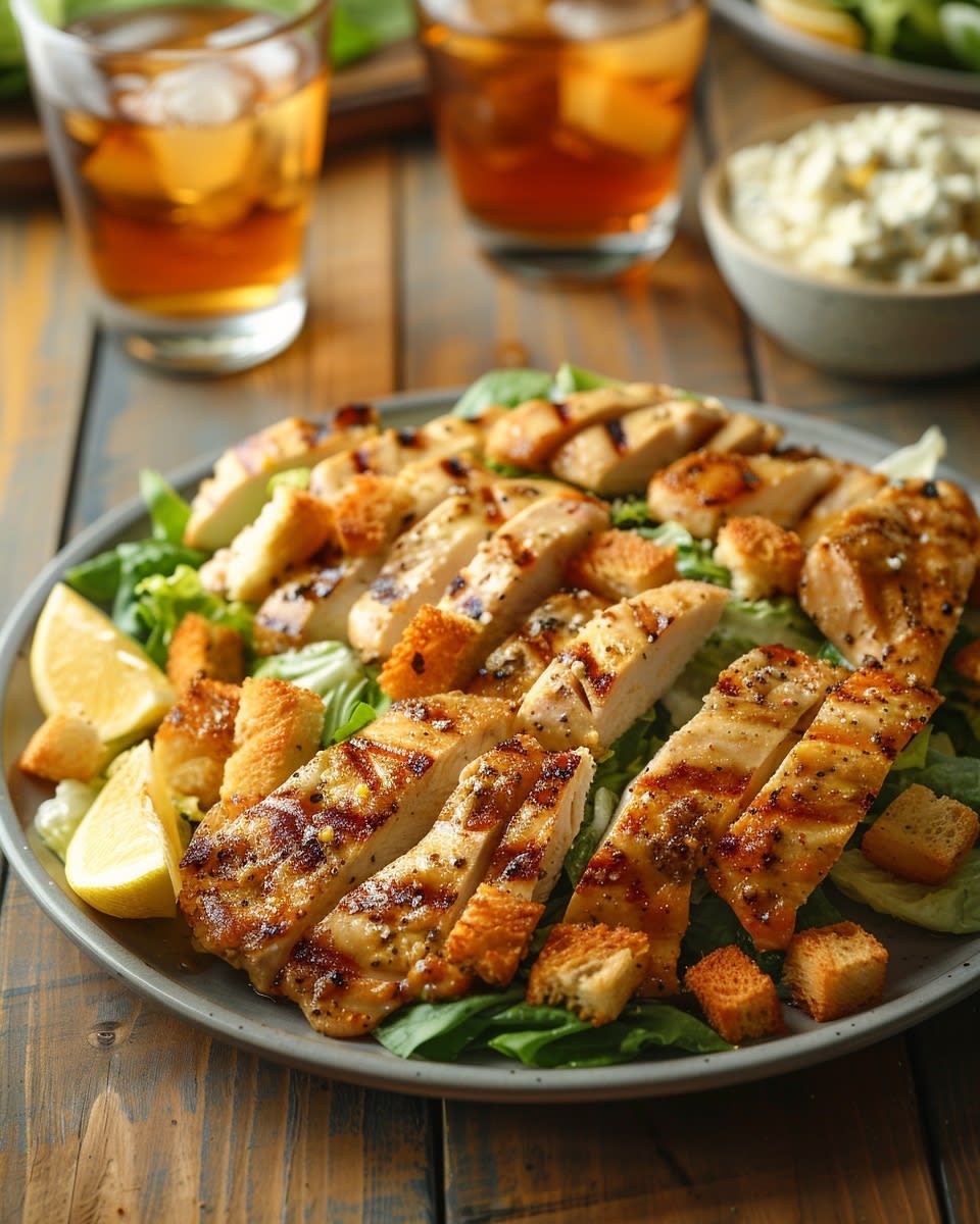 Classic Caesar Salad with Homemade Dressing