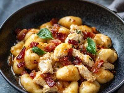 Creamy Chicken Bacon Gnocchi Quick Comfort Dinner