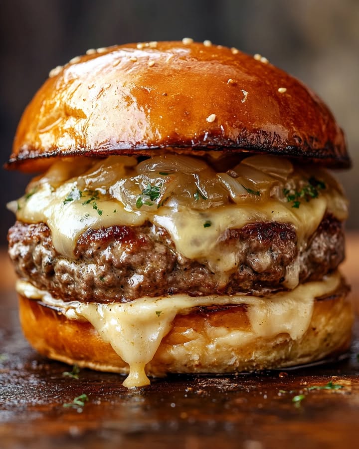 French Onion Burgers