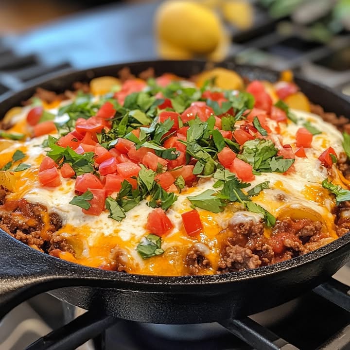 Loaded Beef Nachos