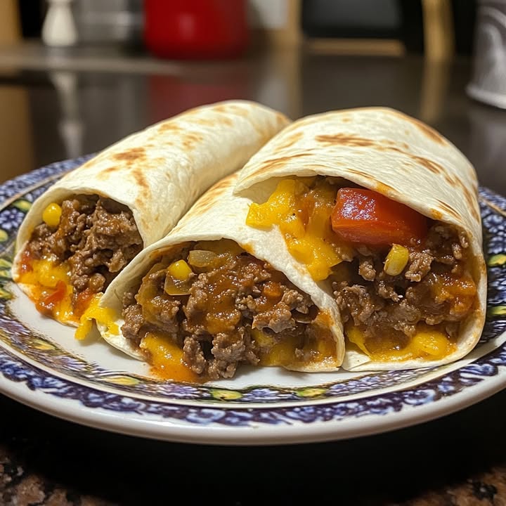 Spicy Chipotle Beef Burritos
