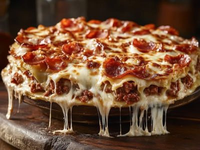 Cheesy Carnivore Lasagna Low Carb Comfort Food Recipe